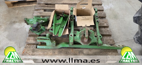 Kit enganche de remolque de corredera 5 posiciones y barra de tiro