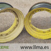 pareja llantas ruedas delanteras sin disco para John Deere americano 16.9 R30 - Imagen 2